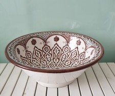 Vasque en céramique du Maroc