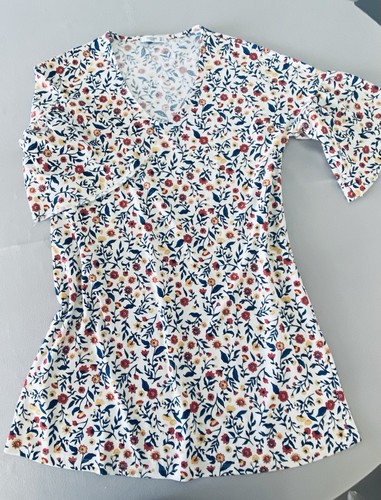 Robe fleurs mango s - robe, à