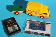 CORGI COLLECTION HERITAGE 1/43 RENAULT 1000 KG CINEMA  AVEC REMORQUE  NEUF+BOITE
