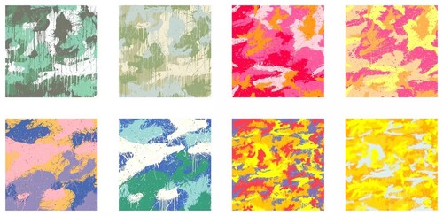 Brainwash camouflage splash - mr.brainwash,