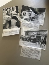 Lot X 3 Photos De Presse