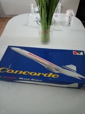 AVION CONCORDE A FRICTION JOUET MONT-BLANC NEUF EN BOITE
