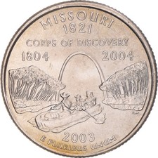 [#1045816] Pièce de monnaie, États-Unis, Missouri, Quarter, 2003, U.S. Mint, Philadelphie