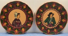 Rare Paire d'Assiette Faïence