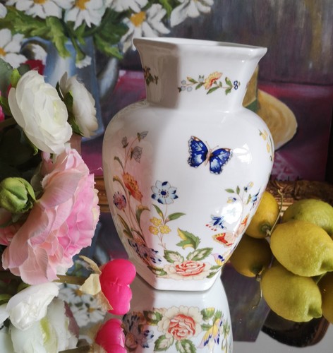 Vase porcelaine aynsley - vase,