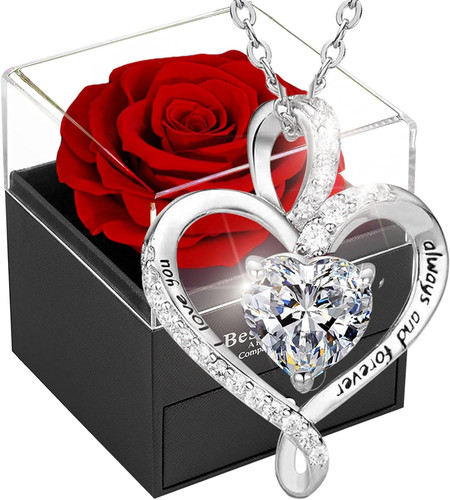 Rose eternelle rouge femme - rose,