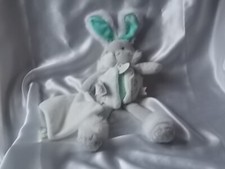 Doudou lapin vert amande, lapin de sucre, Doudou et Compagnie (Cie)