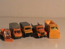 lot engins HO /DDE EQUIP.UNIMOG/SAURER/SIKU CHASSE NEIGE.PTIT CHASSE NEIGE/OCC