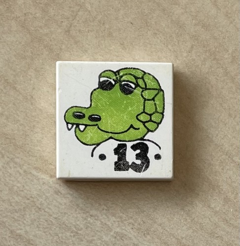 Lego 3068pb21 fabuland tile - fabuland,