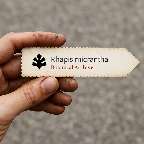 Rhapis micrantha beccari s - rhapis,