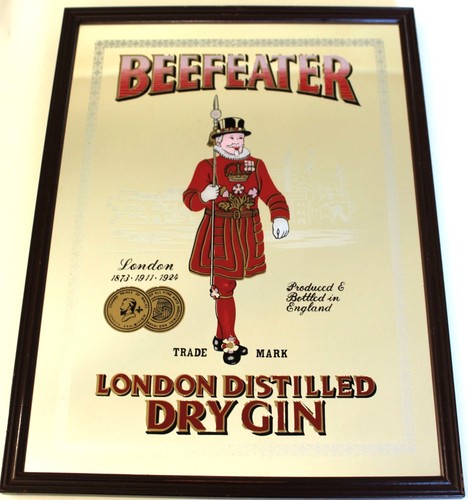 Miroir publicitaire beefeater - miroir,