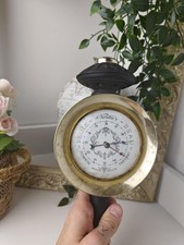 Baromètre Ancien de Précision - Météo Portable - Vintage Laiton
