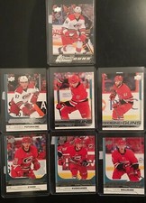 2015-19 Hurricans 7 Card Young Guns Lot No Doubles Pesce Foegele Kuokkanen Zykov