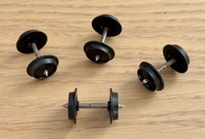 JOUEF lot de 4 essieux avec axe en métal et roues en plastique Ø 11,6 mm - HO