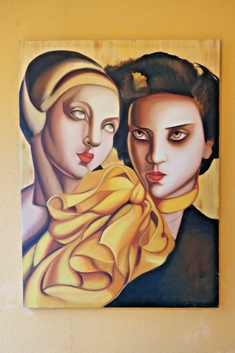 Peinture vraie sur toile - "vraie",