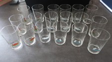 Lot de 18 verres Siemens-Landis & Staefa RAB- vintage