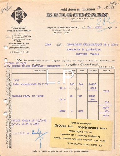 1955 ets bergougnan a - 1955,
