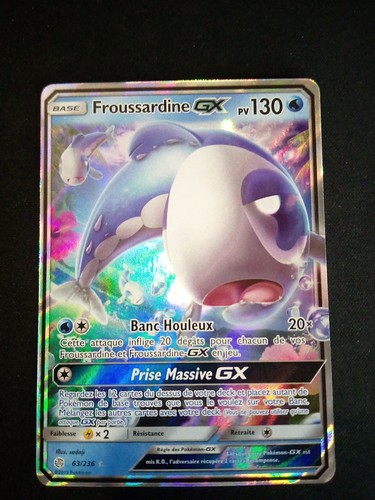 Carte pokémon froussardine - pokémon,