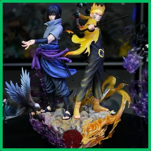 Duo figurine naruto sasuke pvc - figurine,