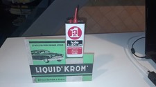 CARTON PUBLICITAIRE  VINTAGE  COLLECTION  BIDON  HUILE   LIQUID KROM