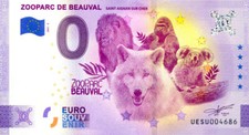 41 BEAUVAL Zooparc 3, 2021, Billet Euro Souvenir