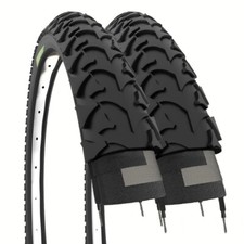 2 Pneus 12 1/2 X 1.75 2 1/4 Pour VTT Vélo Enfant