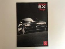 brochure dépliant  publicitaire de concession citroen  BX image série