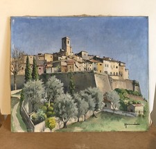 Ancienne Huile Sur Toile