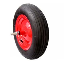 Roues Pour Brouette 3.50 8 350 8 2PR Complète Jante + Chambre À Air