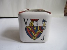 CENDRIER  COGNAC NAPOLÉON AIGLE ROUGE BRUGEROLLE JEU CARTE