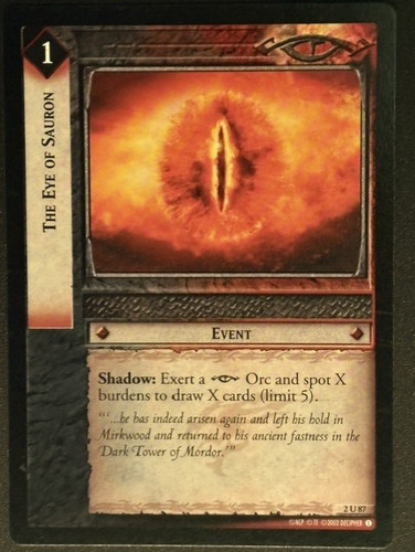 Lotr tcg decipher the eye - decipher,