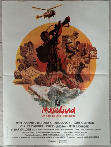 Affiche cinema rosebud - -,