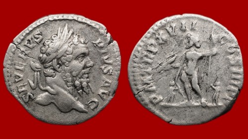 Monnaie romaine septime - :,