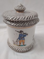 Ceramique Breugnot , pot à tabac 