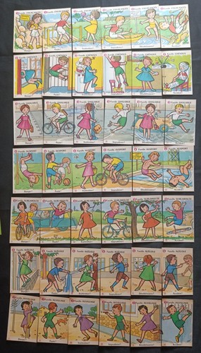 Ancien jeu des familles - des,
