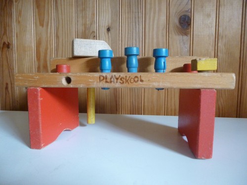 Vintage ancien établi - , en