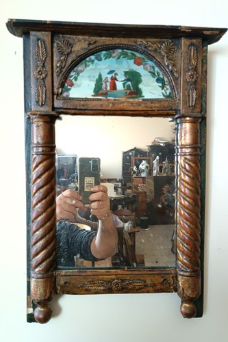 Petite miroir ancien - petite, empire