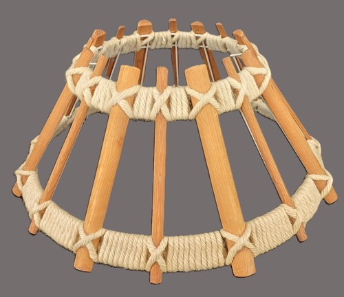 Suspension bois corde - suspension, et