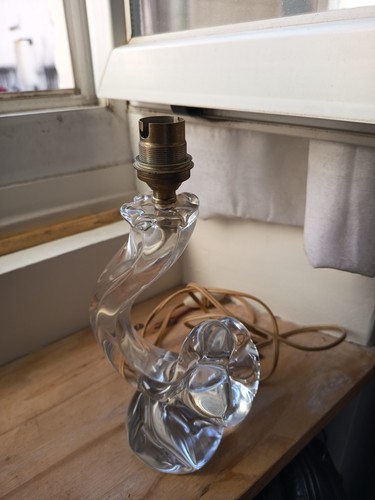 Pied lampe cristal - pied, daum