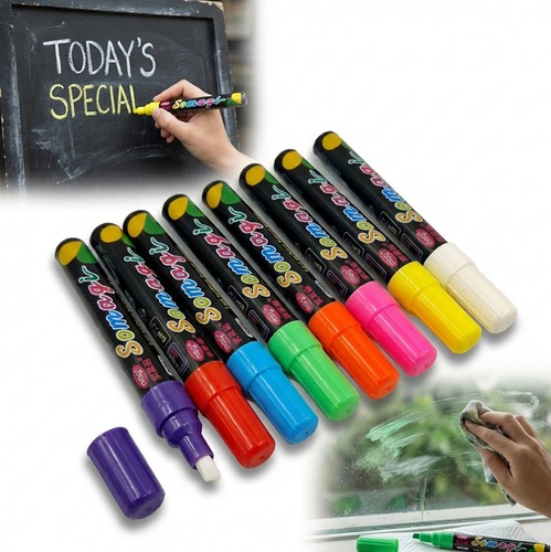 Marqueurs craie effaçables - , 8