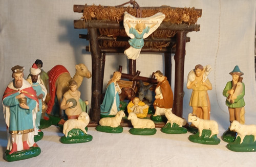 Grande crèche noël - grande,