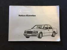 Ancienne Notice d'entretien