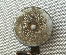 Ancienne sonnette de vélo Le tourbillon levier déporté vieux vélo old bicycle