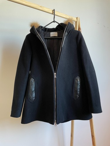 Manteau femme sandro fourrure - sandro,