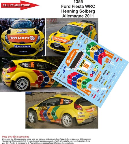 Decals ref 1355 fiesta - decals,