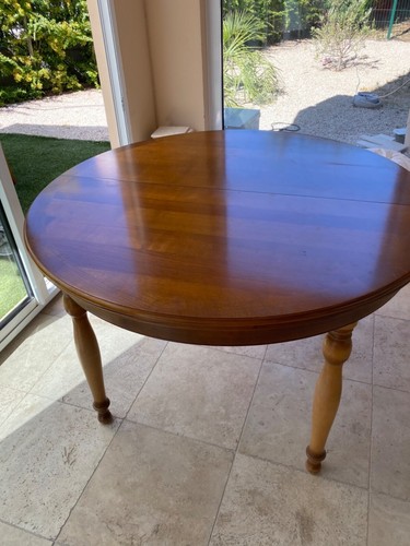 Table merisier marron bon - marron,