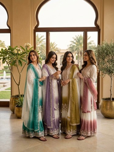 Robe anarkali bollywood - bollywood, Étole
