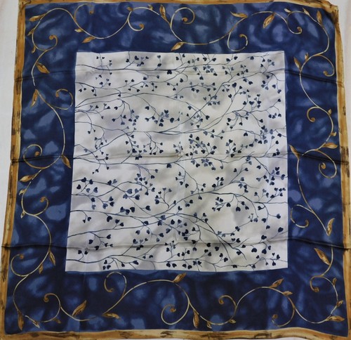 Foulard vintage soie - foulard, en