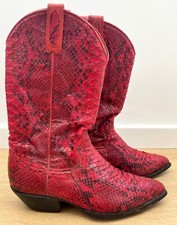 JOMA Cowboy Boots - Red Python
