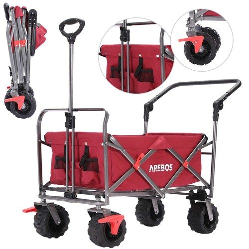Arebos chariot pliable avec - arebos, |